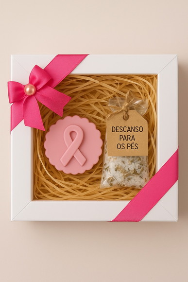 Kit Lembrancinha Outubro Rosa Personalizado
