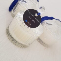 Vela Aromática Personalizada com Tassel 50g | Lembrancinha Premium