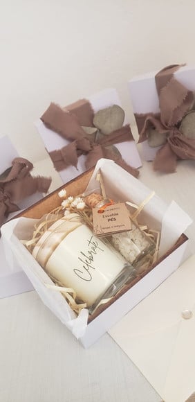 Kit Autocuidado com Vela Aromática e Escalda-Pés | Presente Relaxante