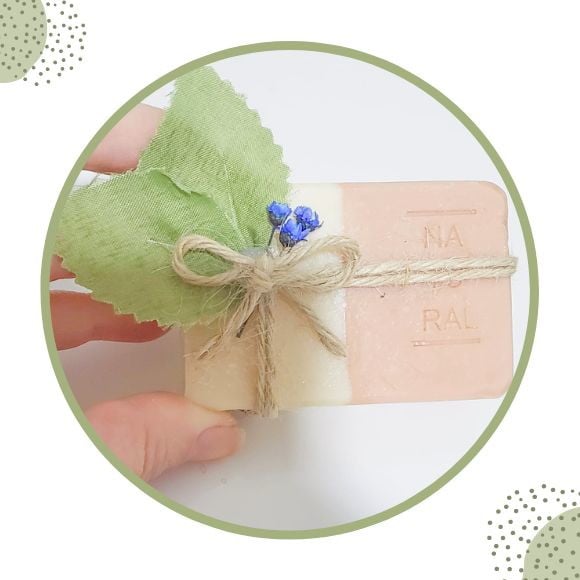 Mini Sabonete com Argila Rosa e Óleos Essenciais 70g | Artesanal de Luxo