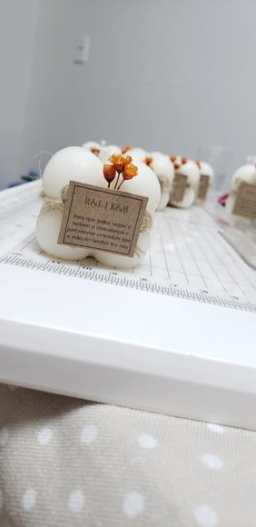 Mini Velas Aromática Bubble 38g | Lembrancinha