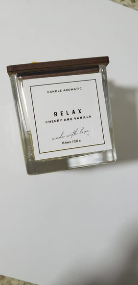 Vela Aromática Artesanal em Vidro Quadrado 80g | Personalizada